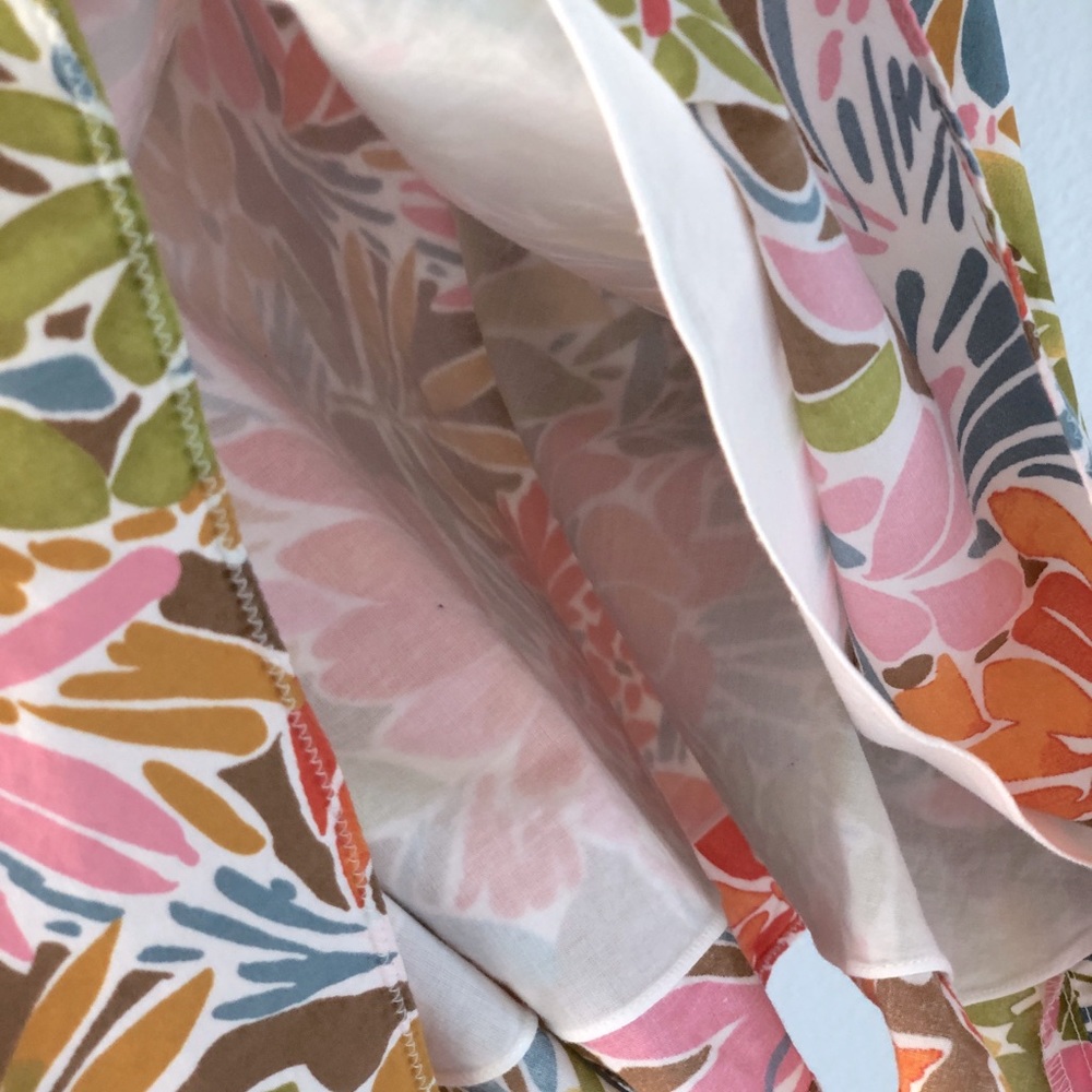 A Line Summer Dress, subdued and soft color, very flattering
